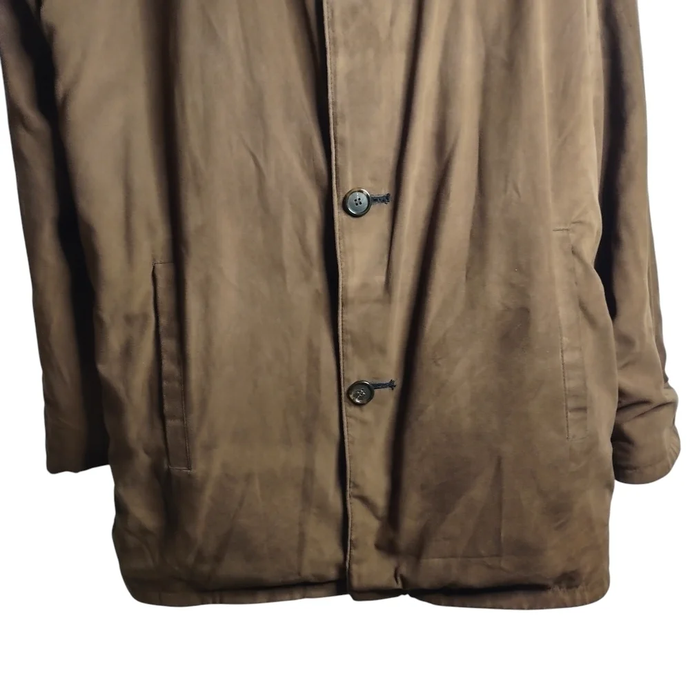 Weatherproof Men's Black Brown Reversible Leather Jacket Size XXL